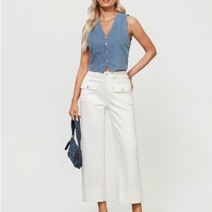 White Flare & Wide Leg Jeans